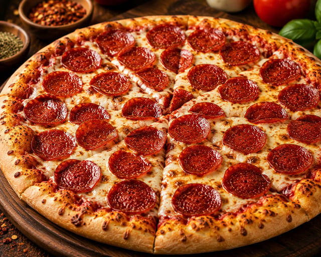 Pepperoni Pizza.