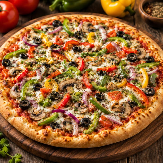Vegetarian Pizza.