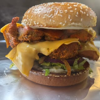 Double Chicken Burger
