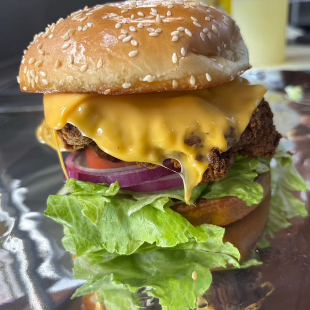 Chicken Tender Burger.