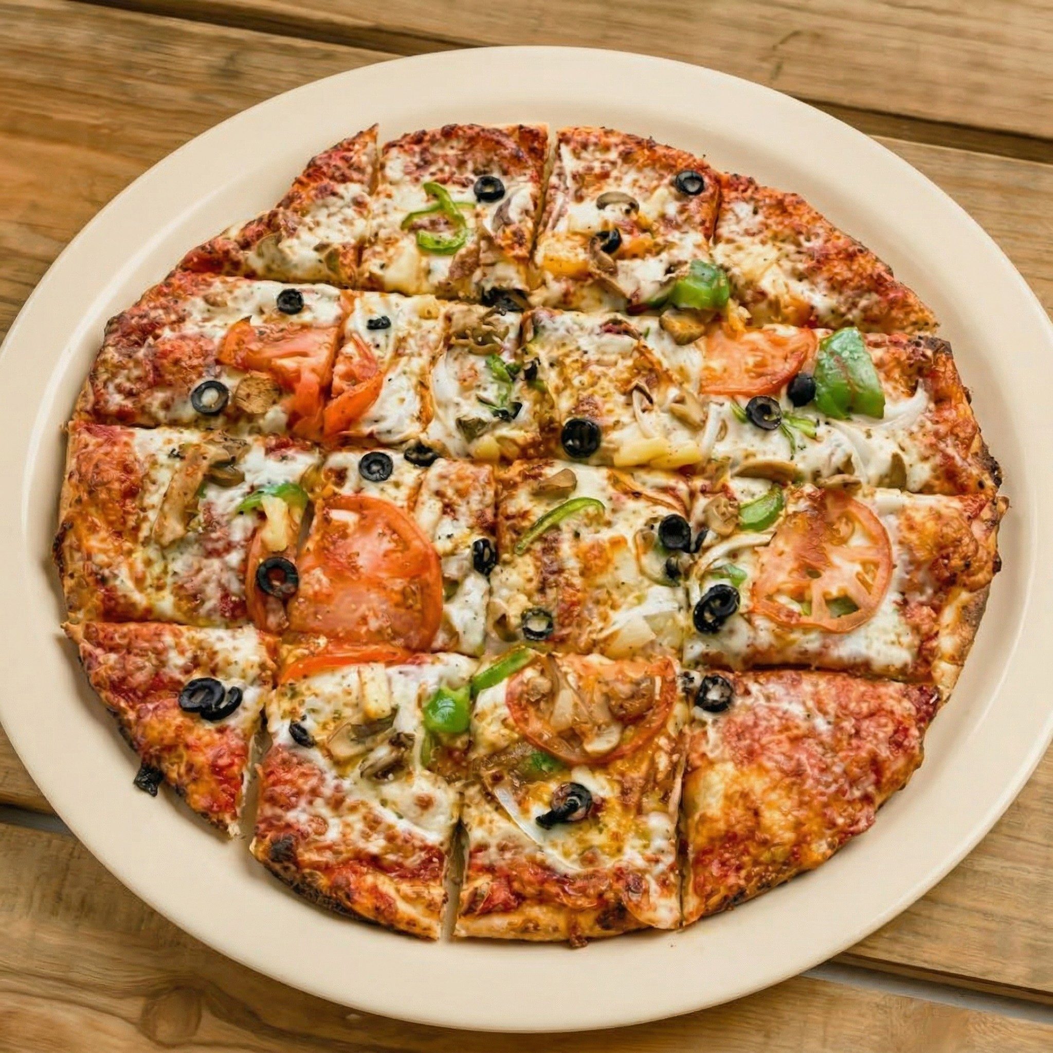 Vegetarian Pizza.