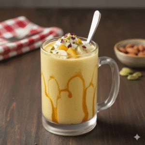 Banana Mango Milkshake.
