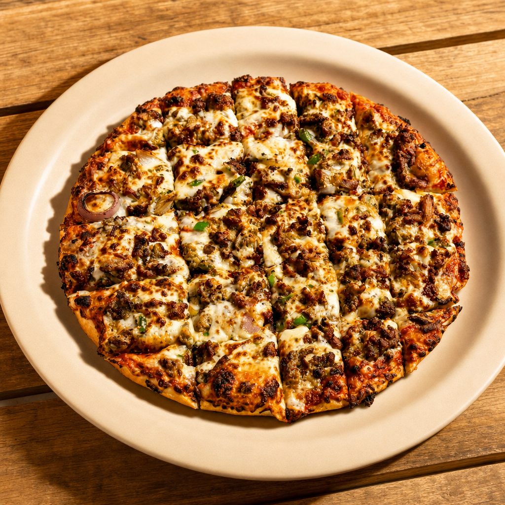 Beef Pizza.