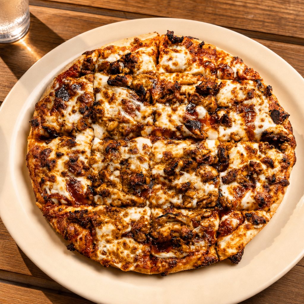 B.B.Q. Pizza.