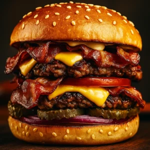 Double Bacon Cheese Burger