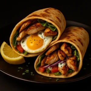 Chicken Gyro with Eggs